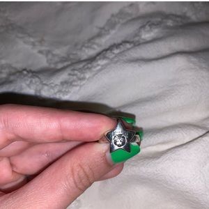 Gucci feline star cat ring with tags